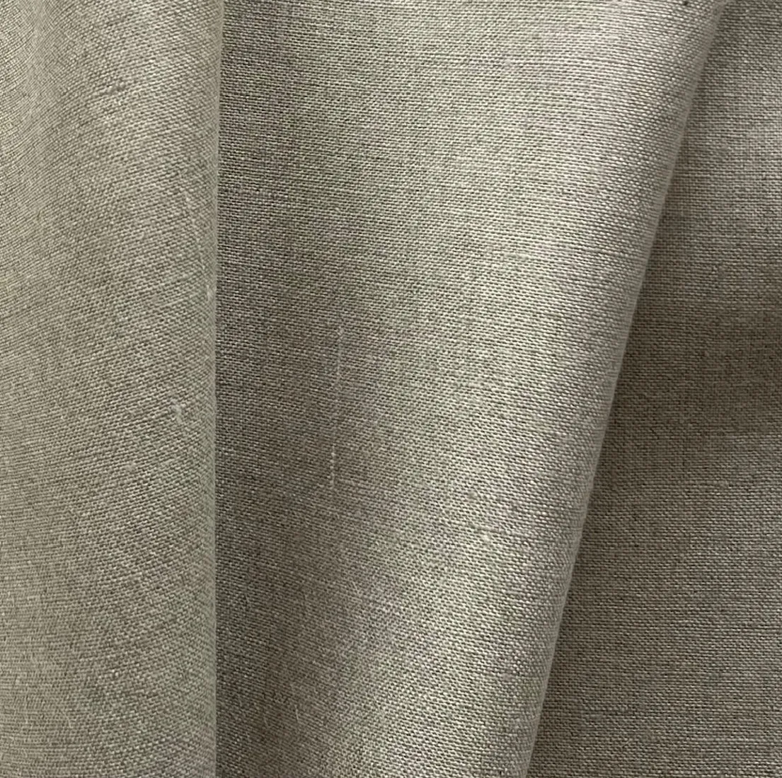 120" Wide Light to Mid-Weight Flax-Colored Linen (Made in Poland)