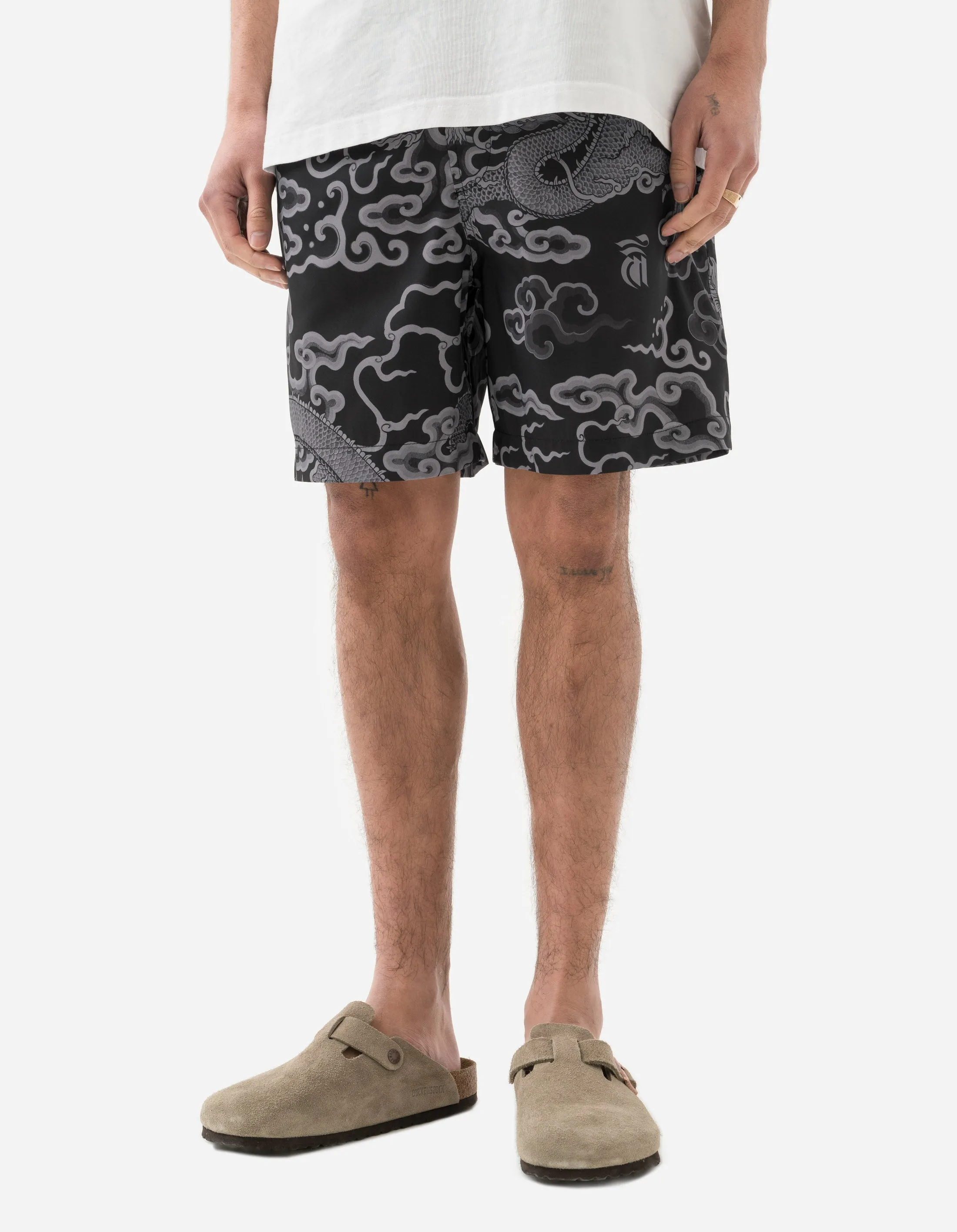 1273 Cloud Dragon Swim Shorts Black