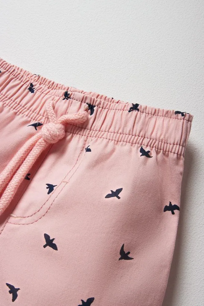 2 Pack Shorts Grey & Pink