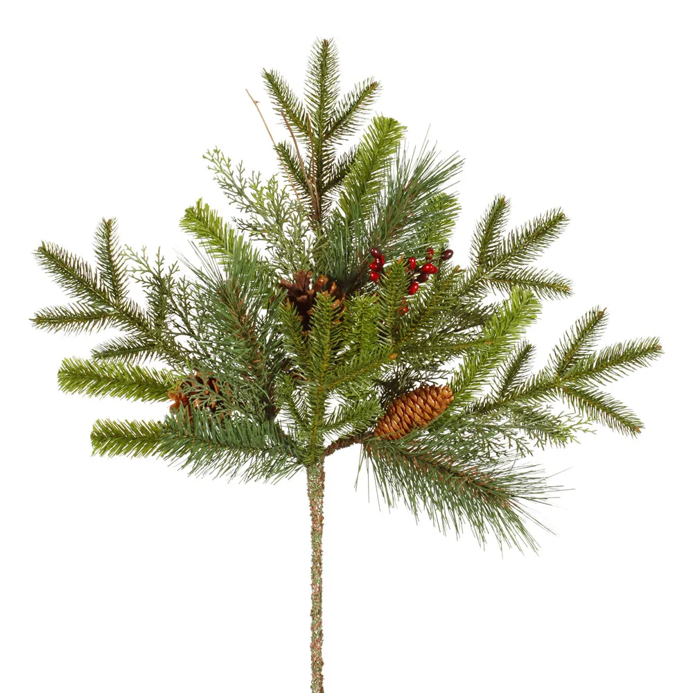 24" Artificial Cibola Mixed Berry Christmas Spray