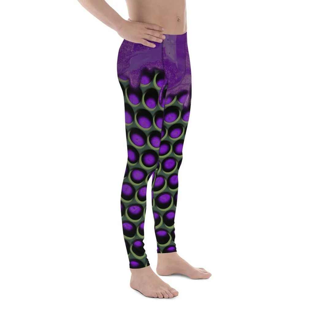 3D Industrial Print Men's Leggings