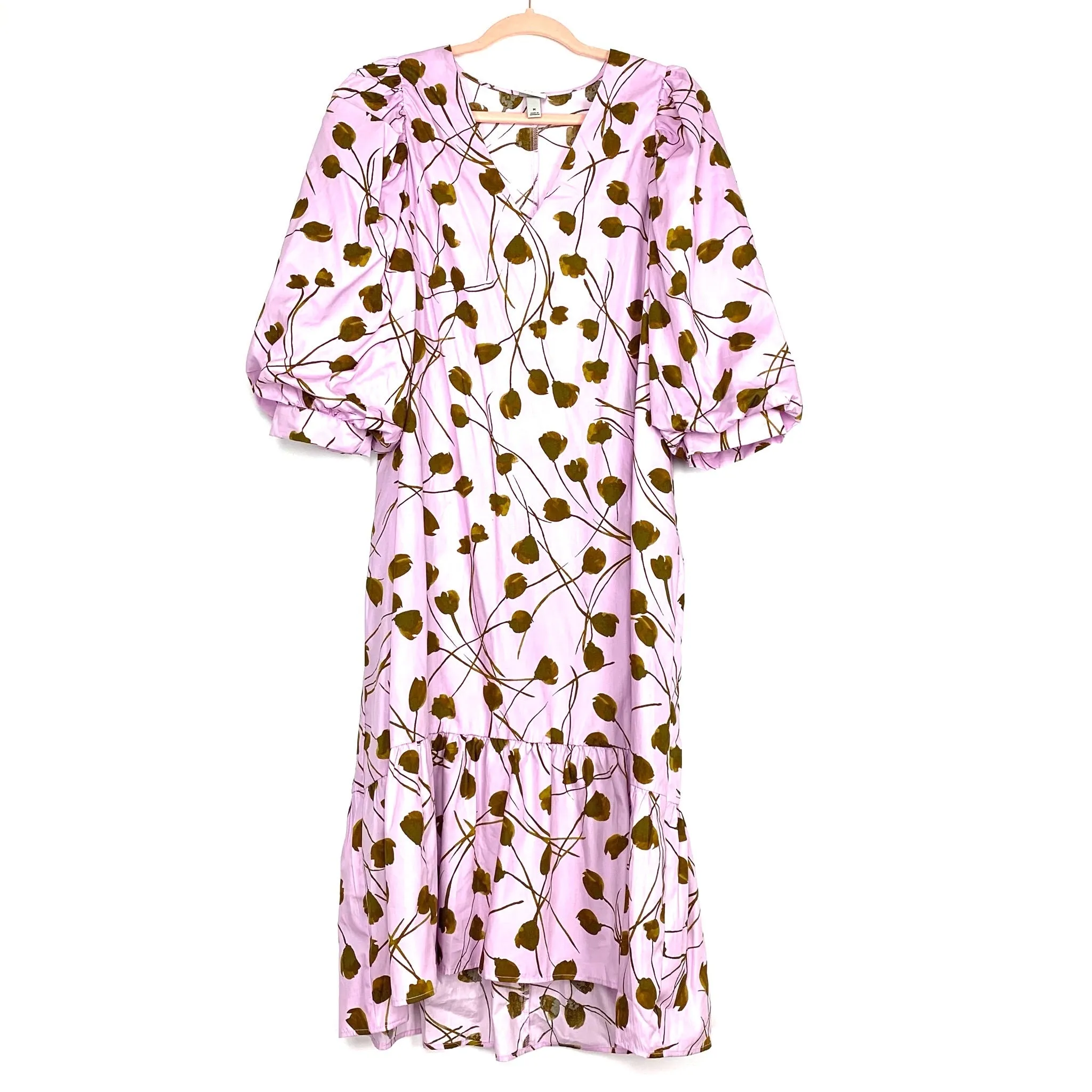 A New Day Purple Floral Dress- Size M