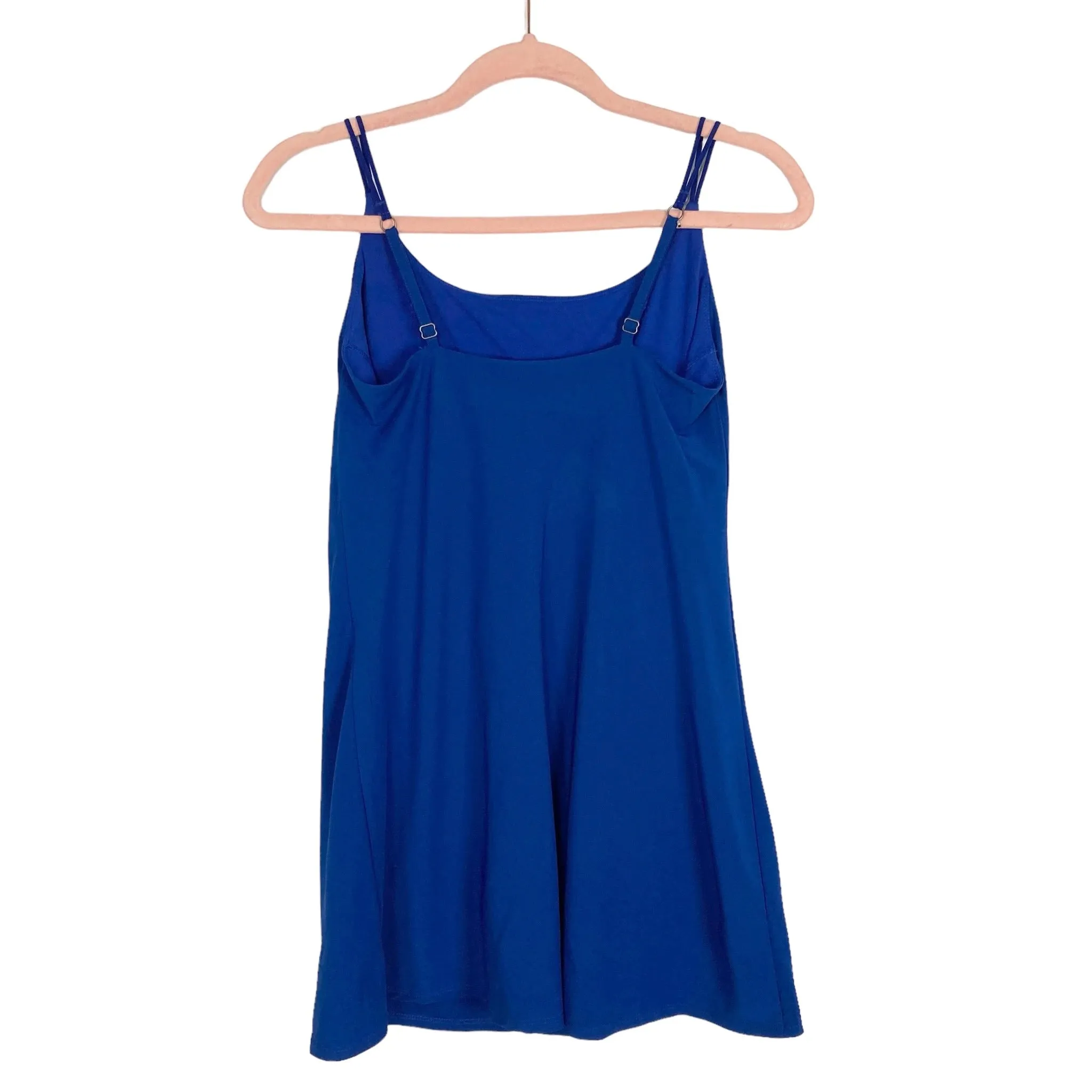 Abercrombie & Fitch Blue Dress with Biker Shorts- Size S Petite