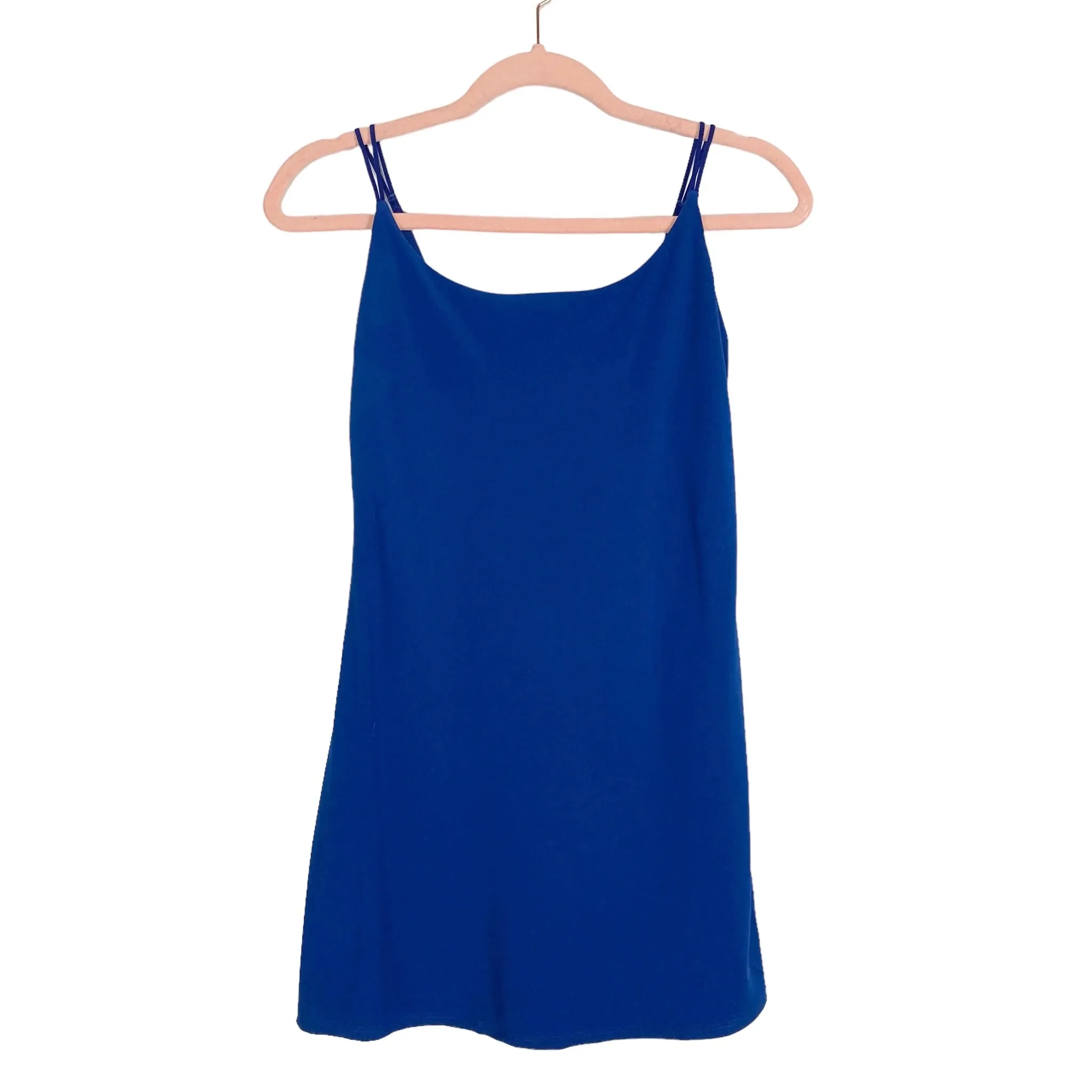 Abercrombie & Fitch Blue Dress with Biker Shorts- Size S Petite