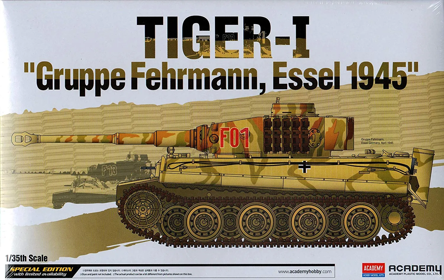 Academy Military 1/35 Tiger-I Gruppe Fehrmann Kit