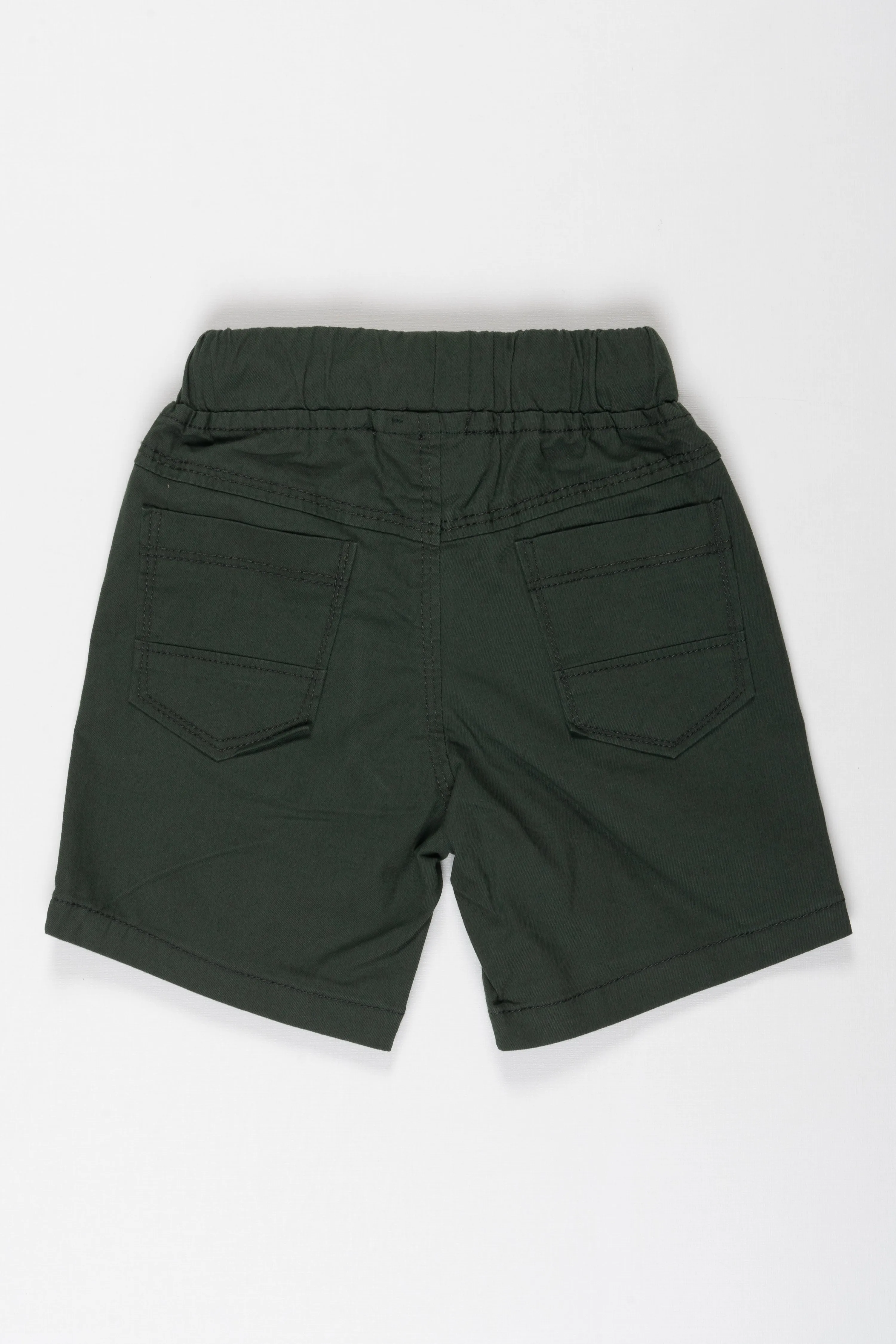 Adventurous Boys Forest Green Athletic Shorts