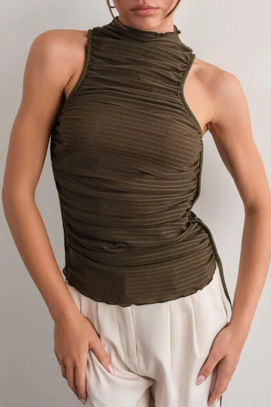 alecia tank - olive