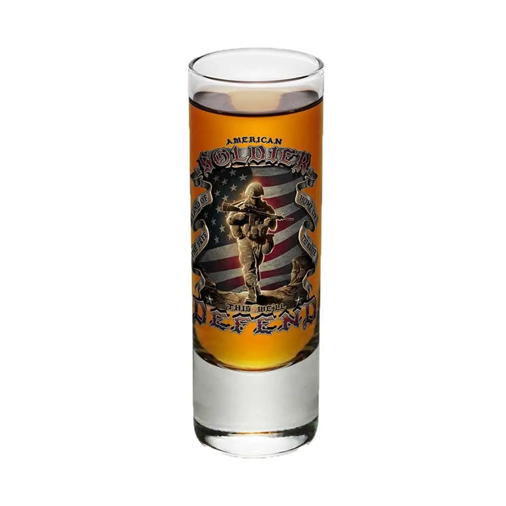 American Soldier Shot Glasses