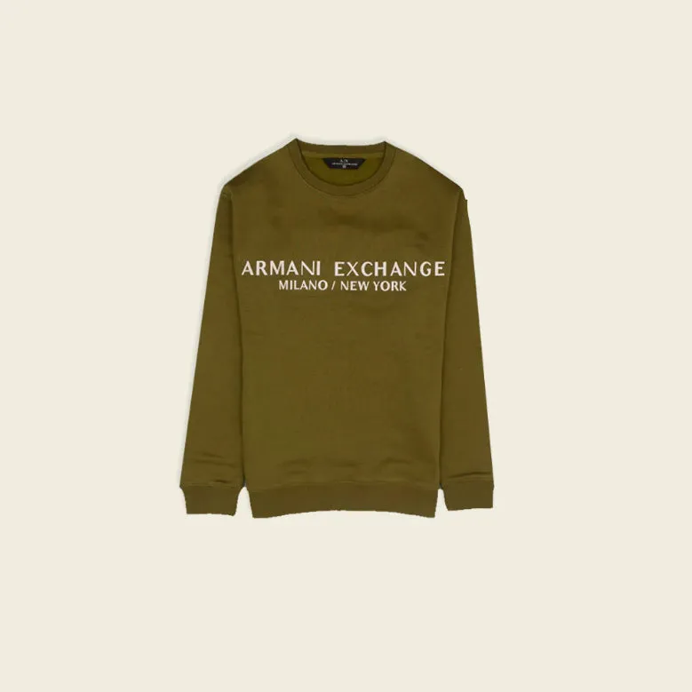 AX - Men 'Green' Premium A/X Fleece Sweatshirt AX979