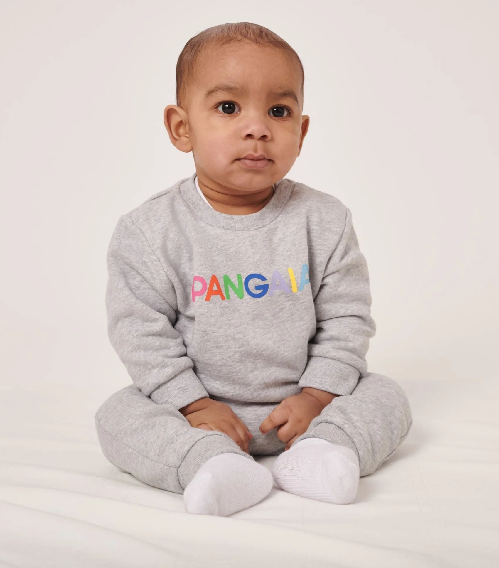 Baby 365 Midweight Pangaia Sweatshirt—grey marl