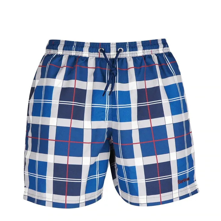 Barbour Tartan Swim Short Summer Navy Tartan