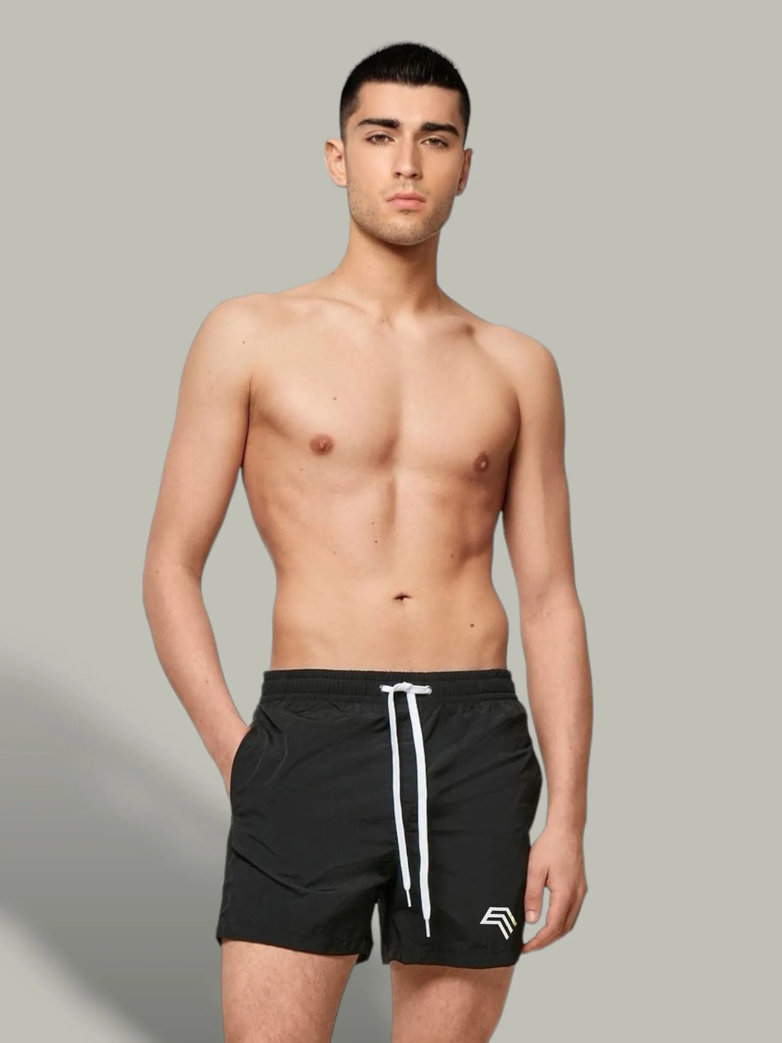 BBD 0050 ― Herren Swim Shorts Badehose - Soft Gelb