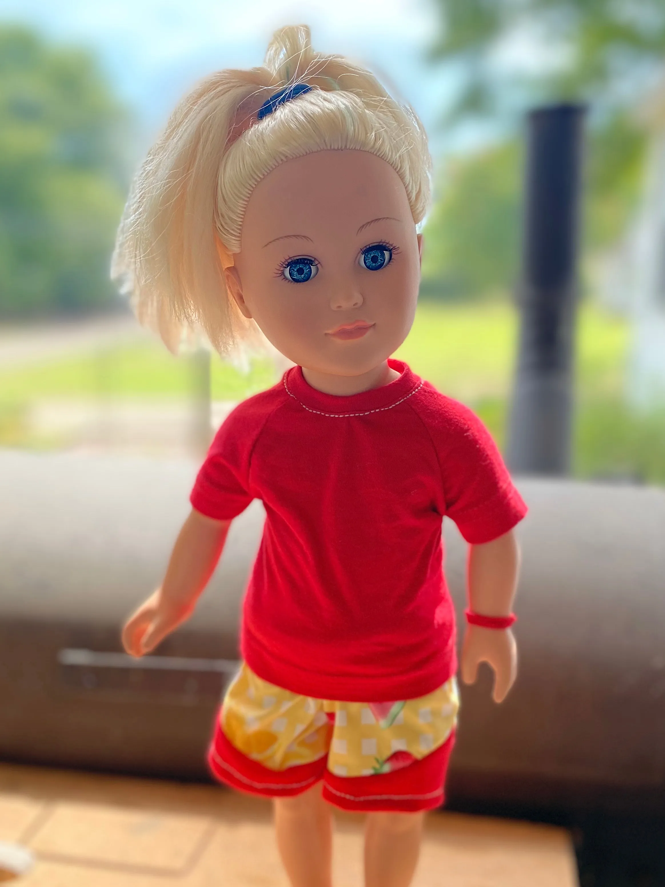 Be Active Shorts & Raglan Tee Doll Pattern Set