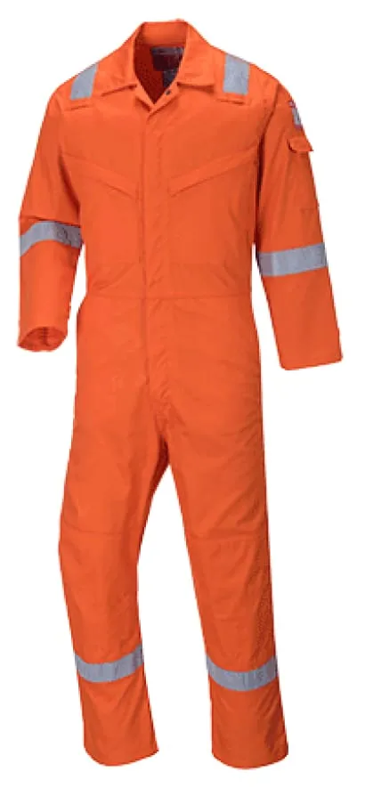 Bizflame Aberdeen Flame Retardant Coverall Offshore Hi Vis - Portwest  FF50