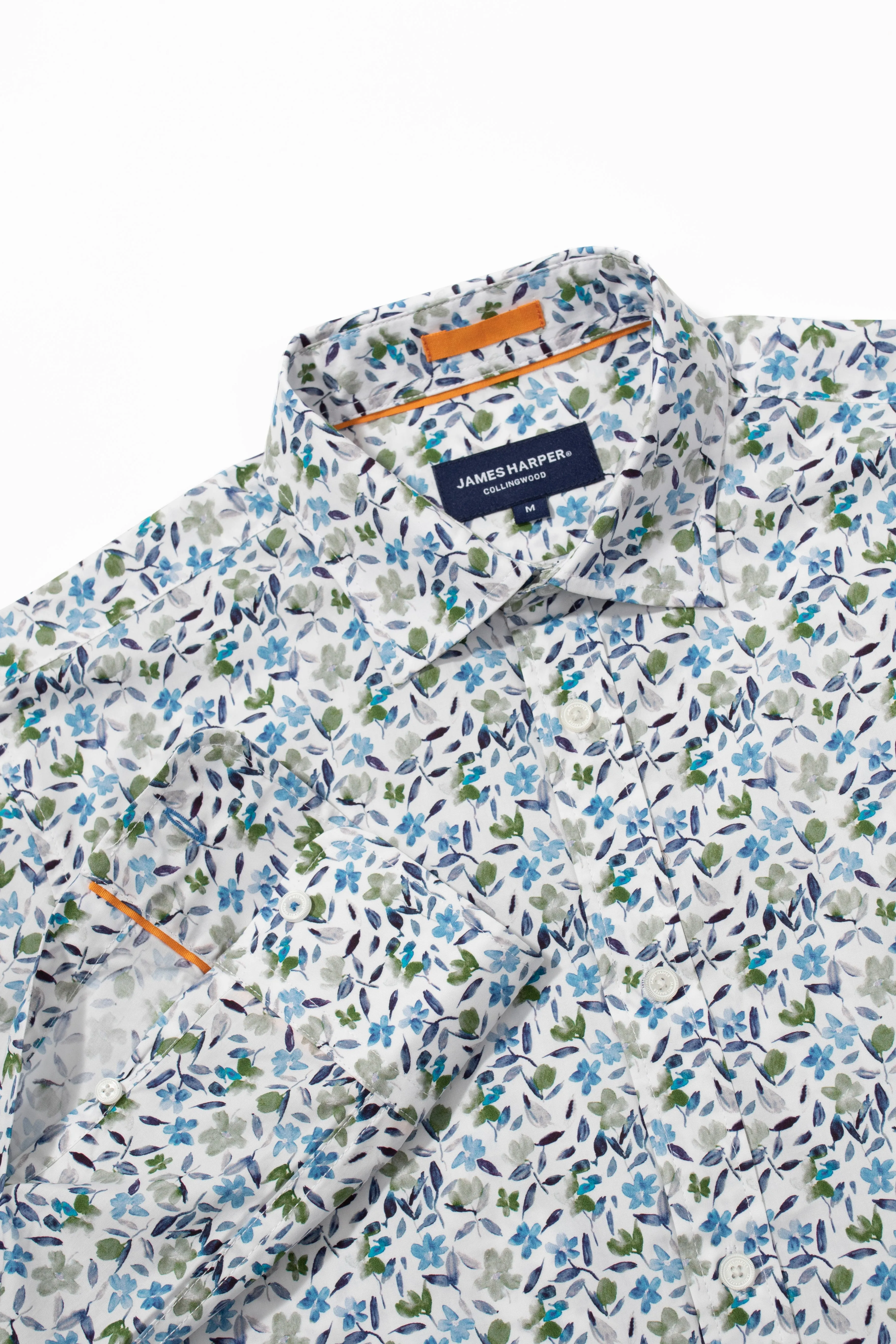 Blue Meadow Cotton Poplin Shirt