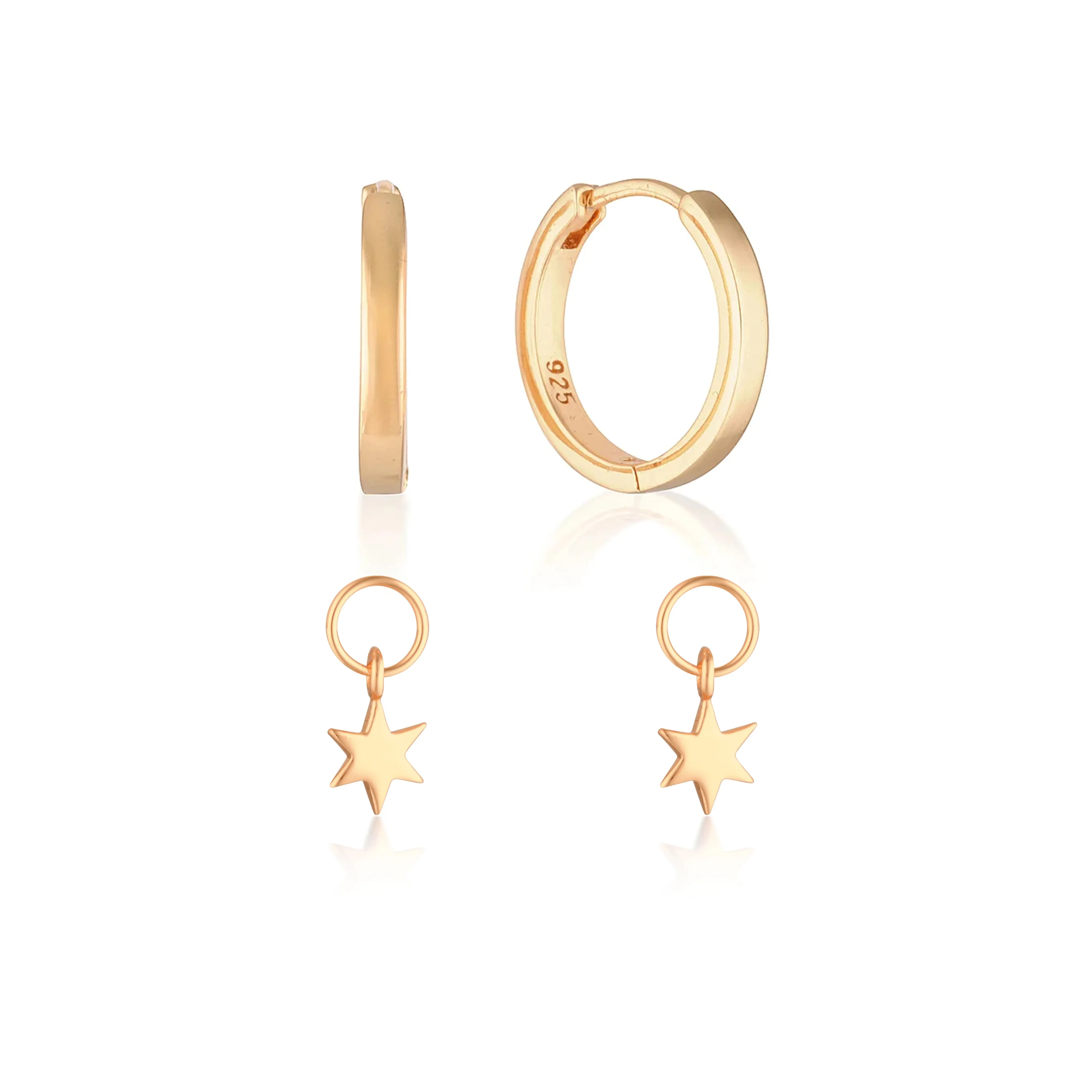 Build Your Earring Set Reese Rose Gold