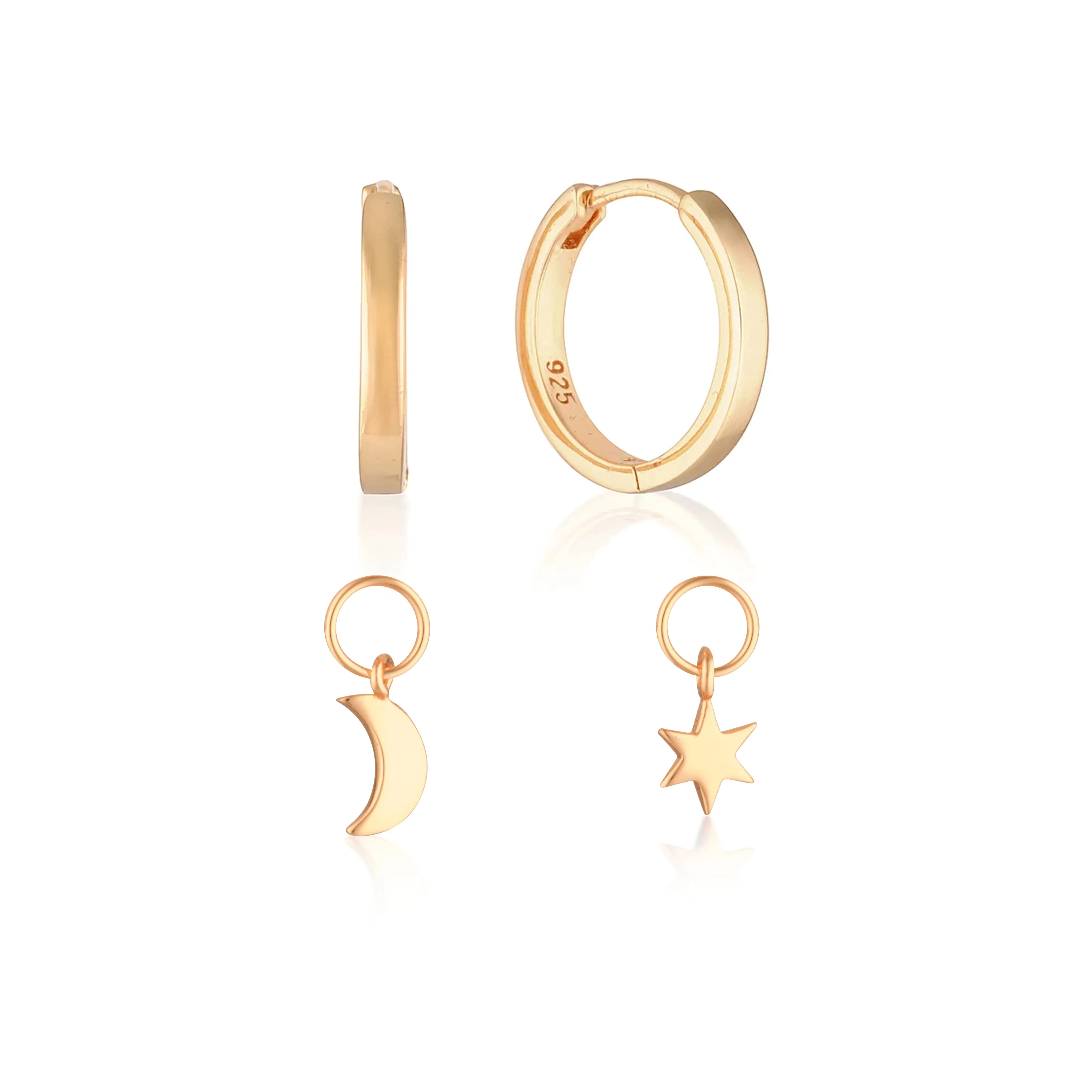 Build Your Earring Set Reese Rose Gold