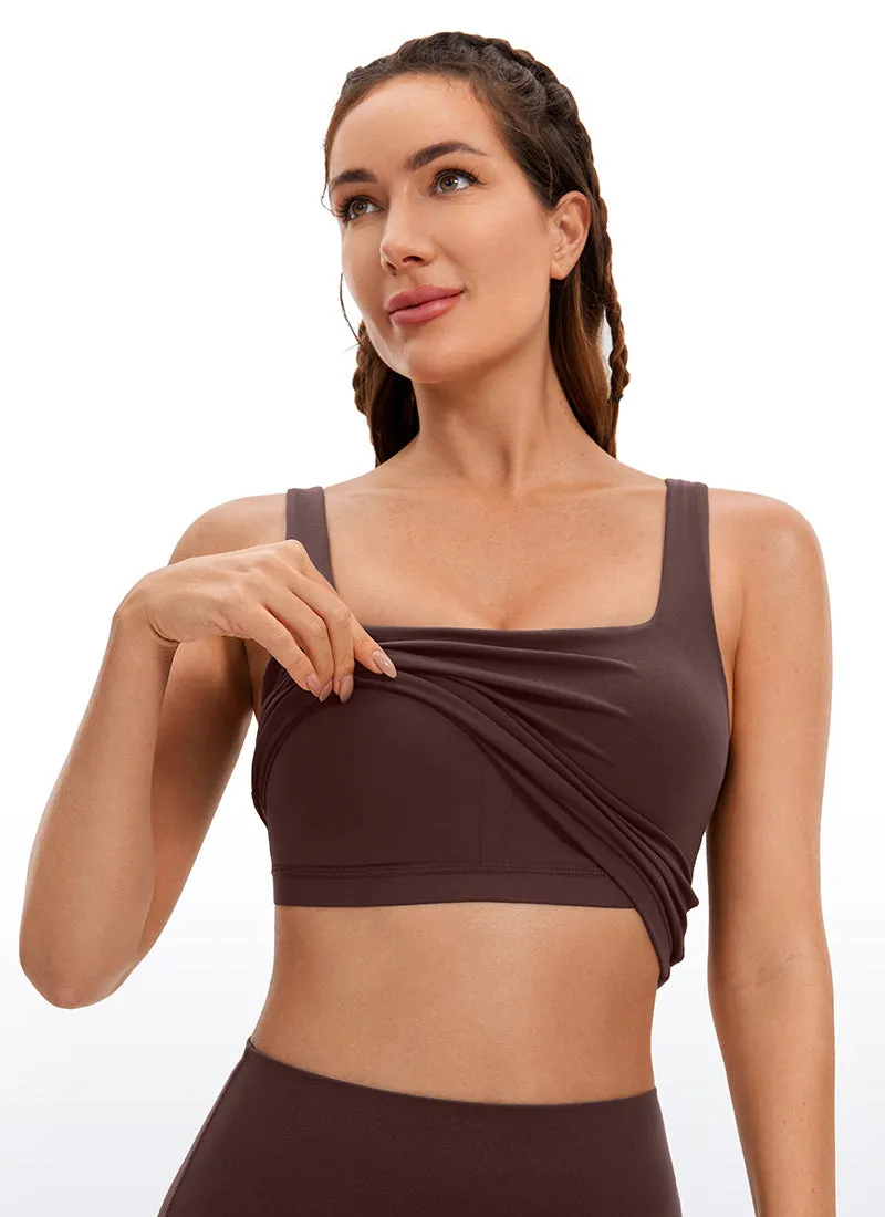 Butterluxe Square Neck Build-in Bra Tanks