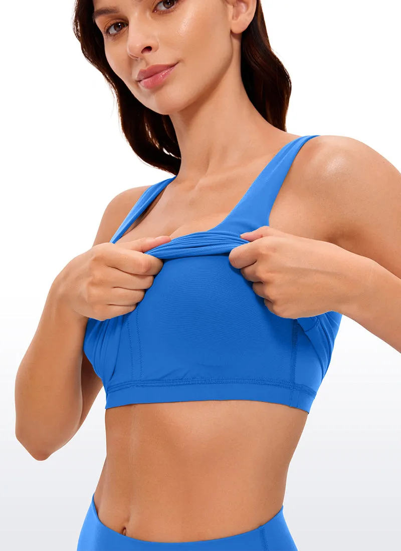 Butterluxe Square Neck Build-in Bra Tanks