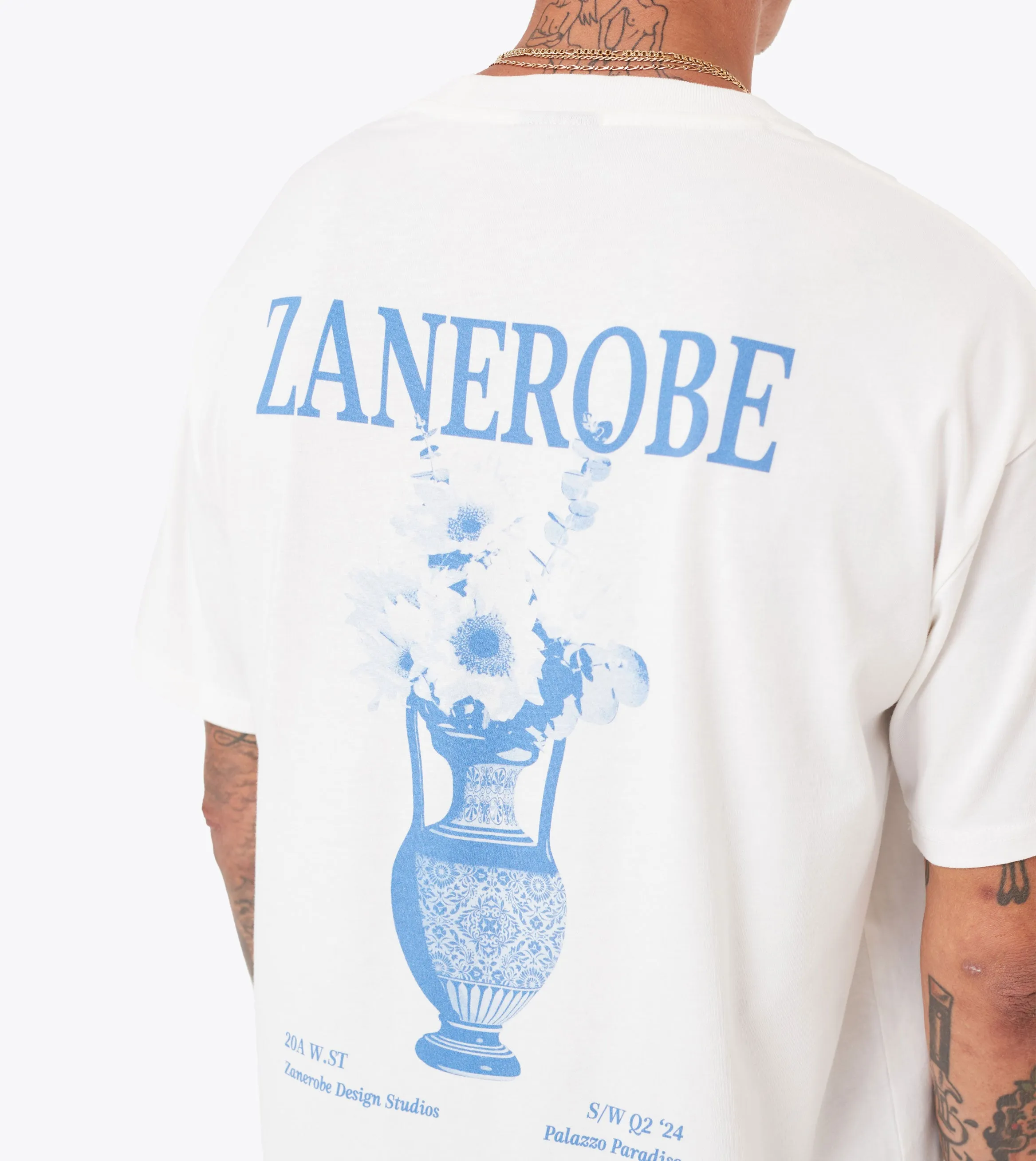 Ceramic Box Tee Vintage White