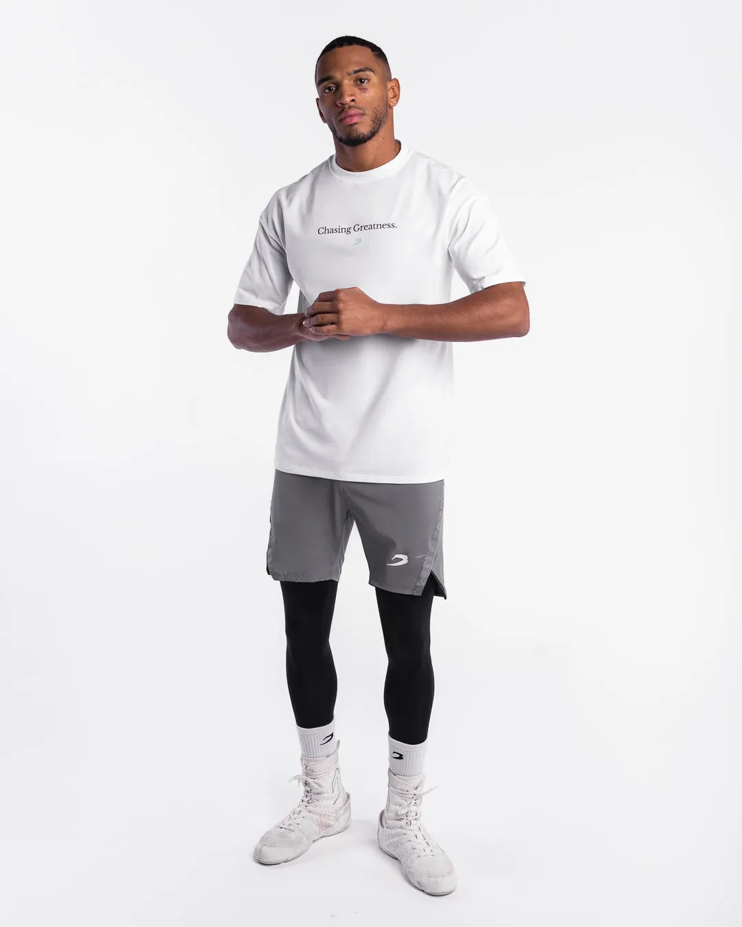 Chasing Greatness Oversized T-Shirt - White