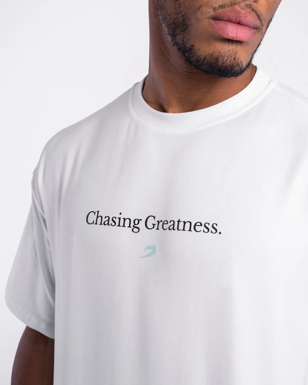 Chasing Greatness Oversized T-Shirt - White