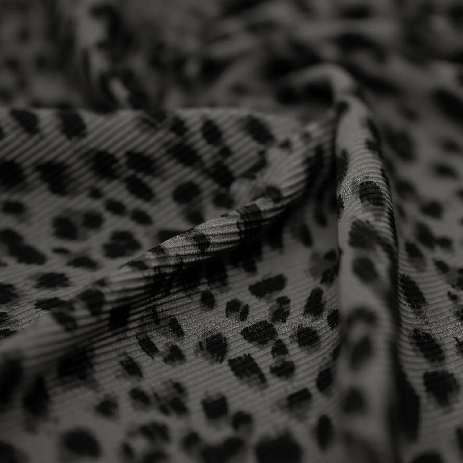 Cheetah Ribbed Fabric | Blue Moon Fabrics