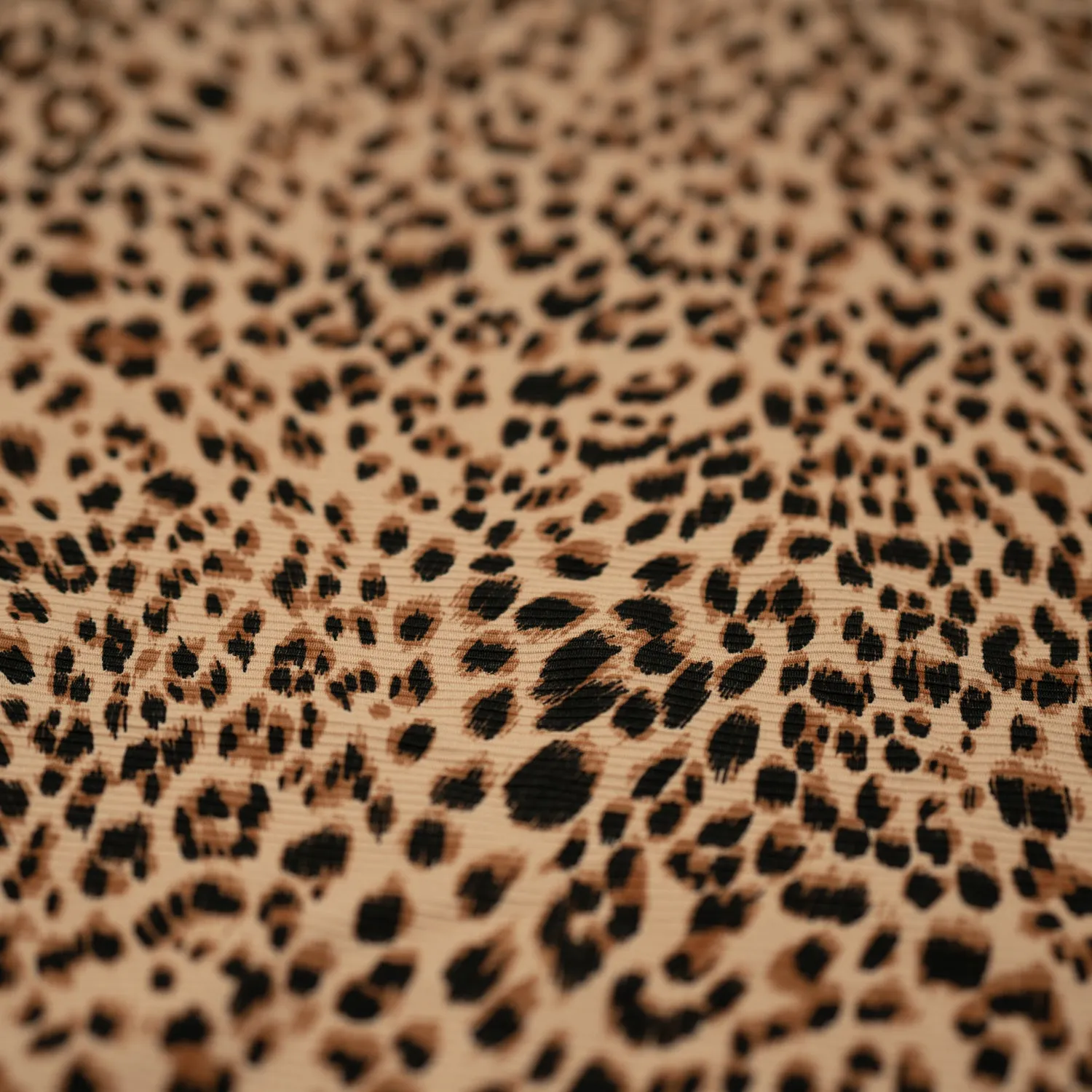 Cheetah Ribbed Fabric | Blue Moon Fabrics