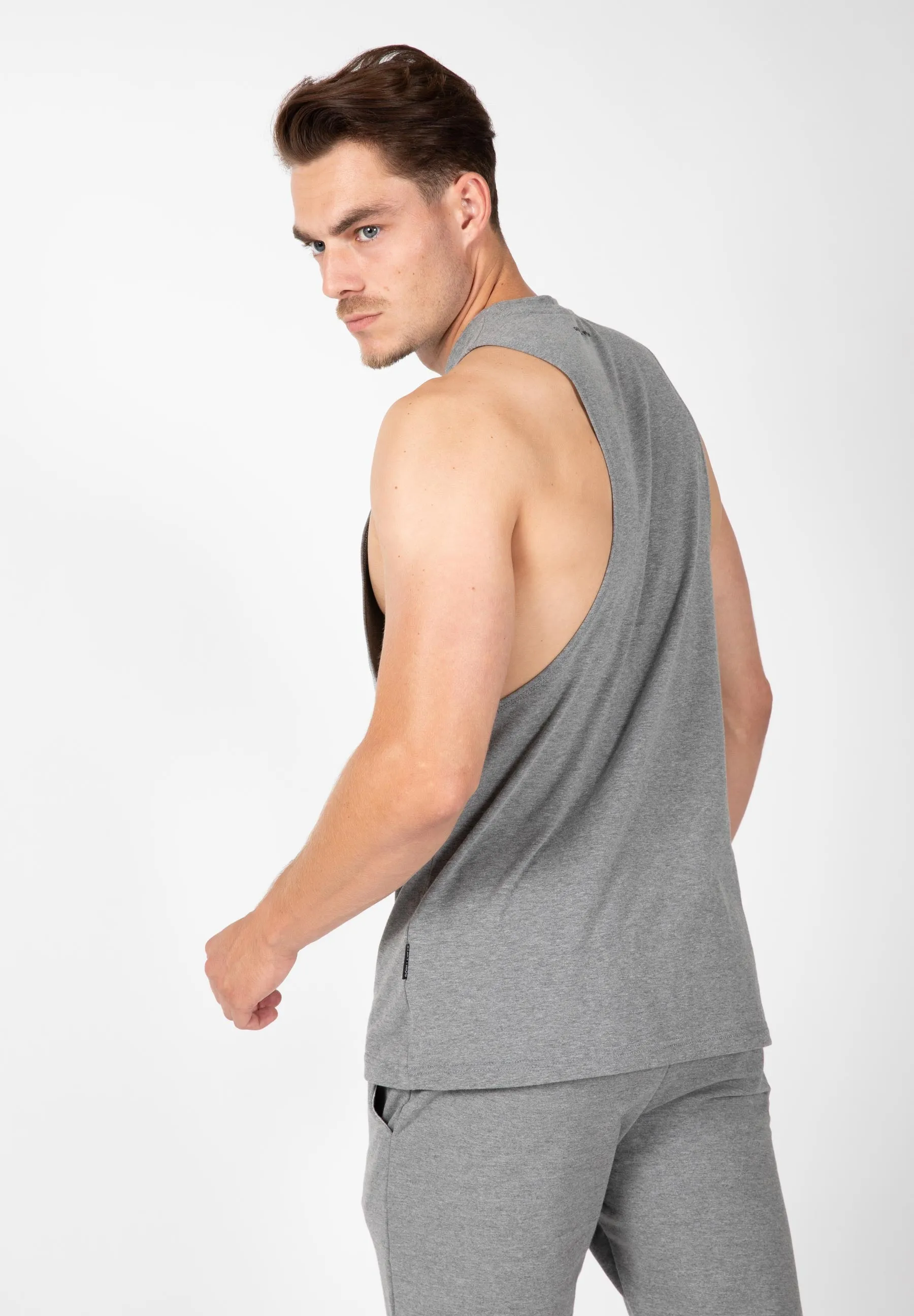 Cisco Drop Armhole Tank Top - Gray/Black