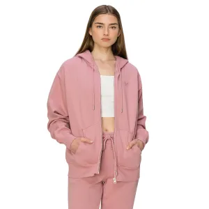 Cloud Fleece Zip Up Hoodie - Ashy Pink