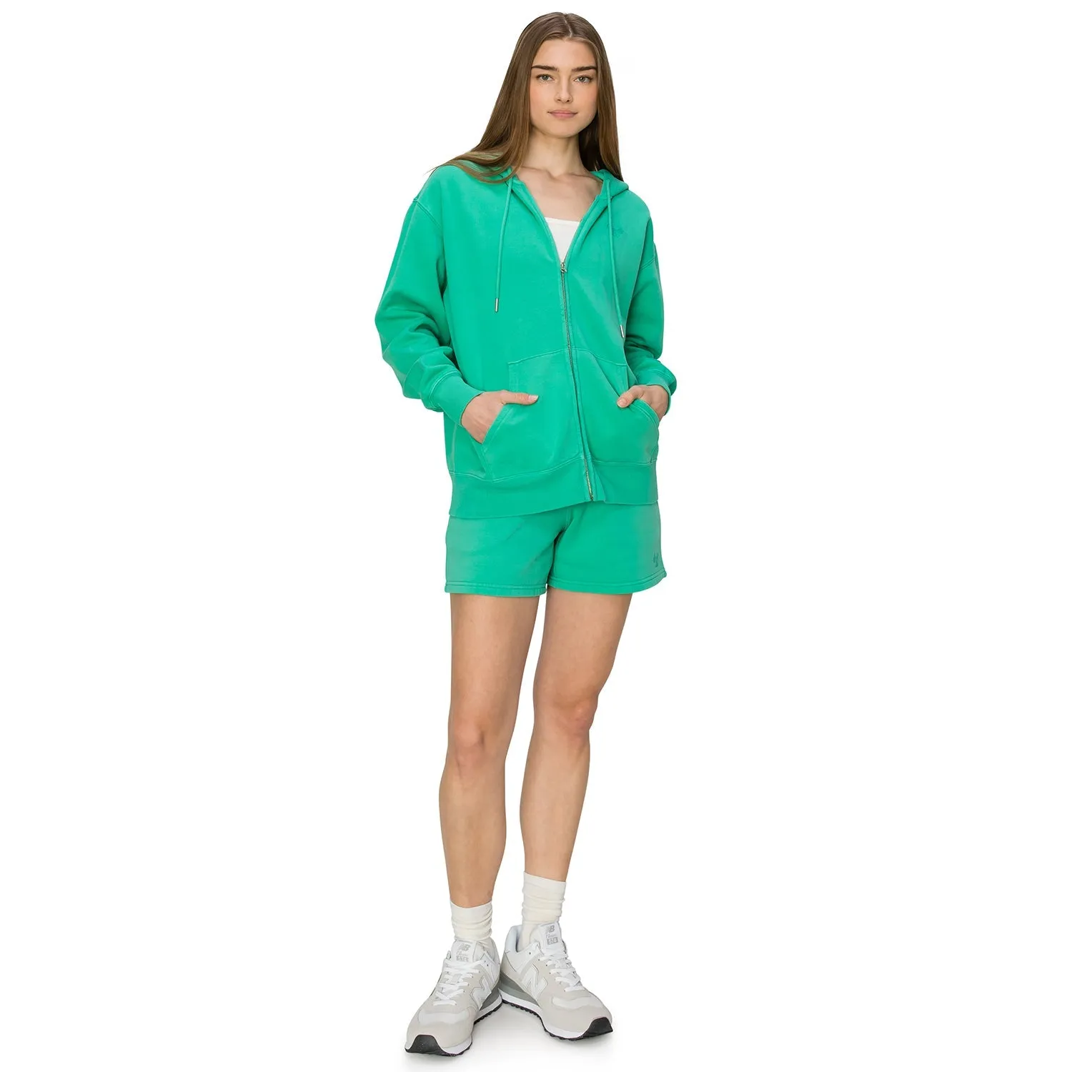 Cloud Fleece Zip Up Hoodie - Nature Green