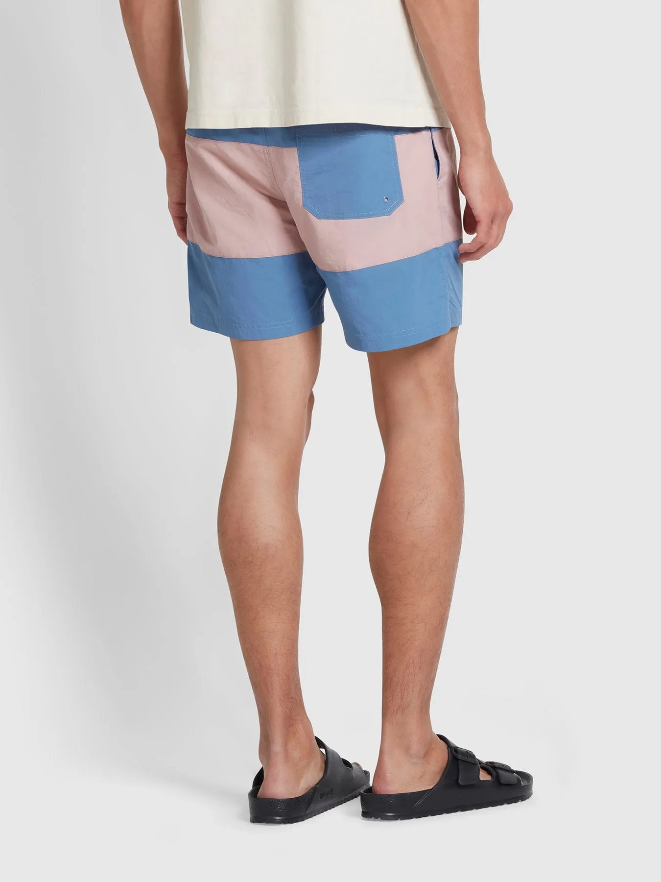 Colbert Panelled Swim Shorts In Sheaf Blue