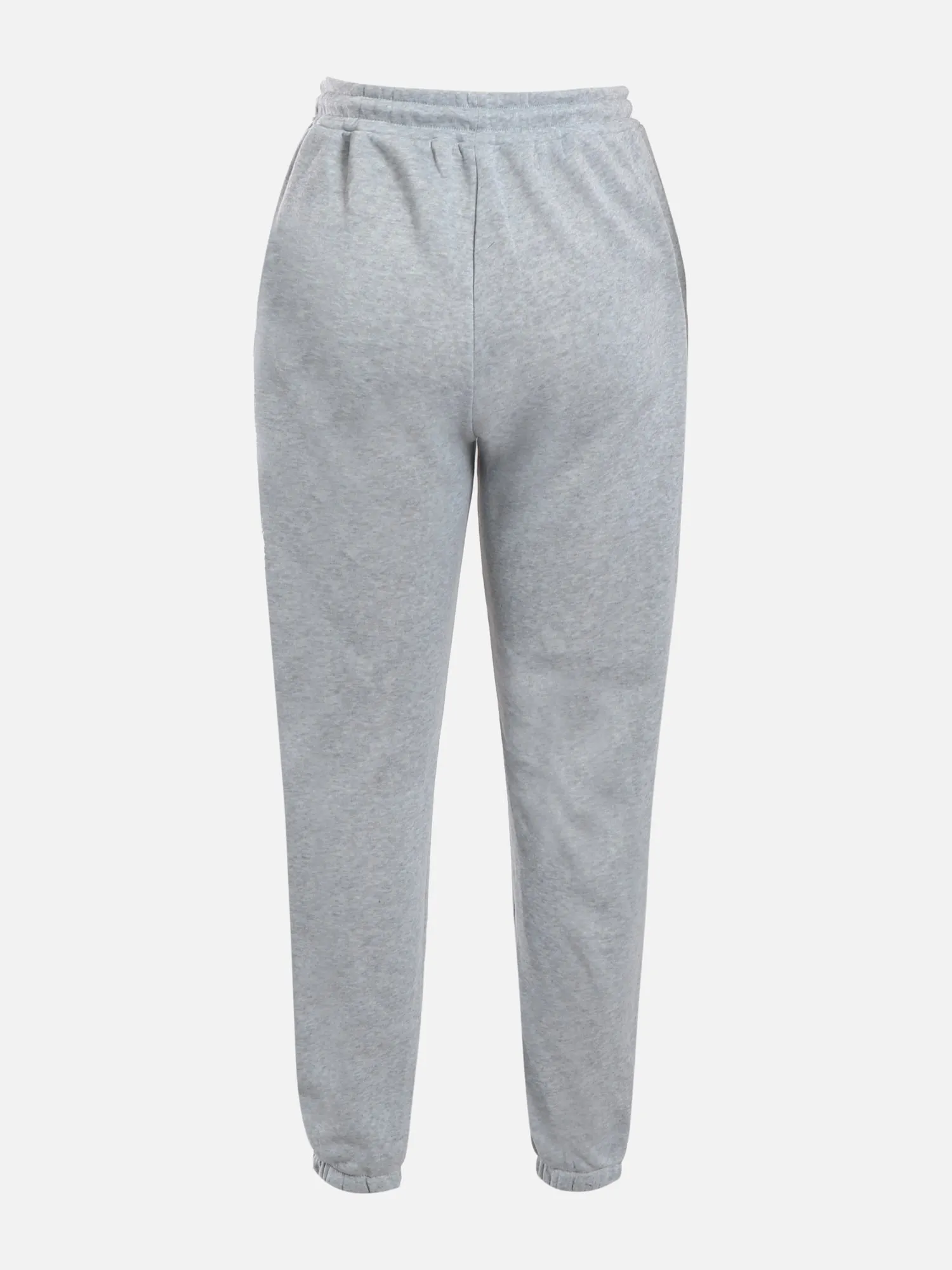 Cozy Gray Buttoned Sweatshirt Tracksuit