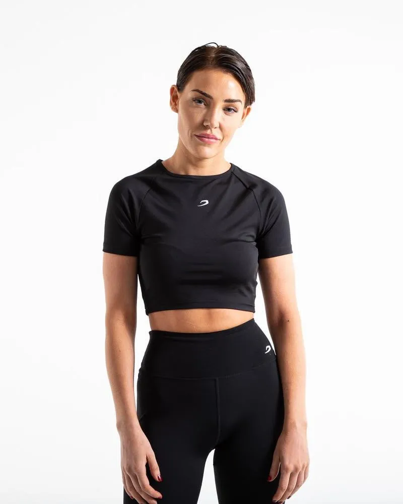 CROP TOP - BLACK