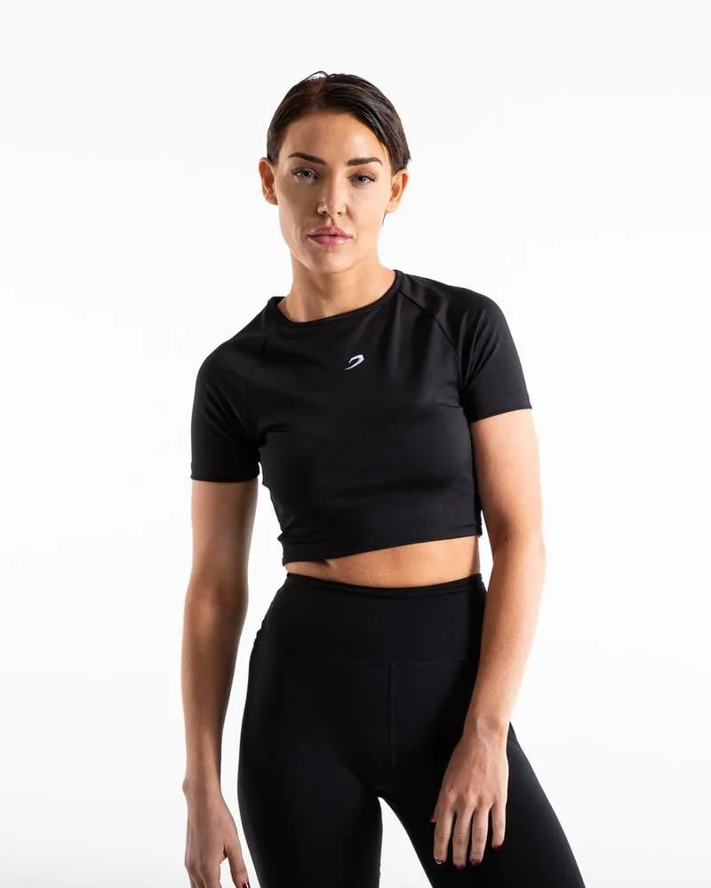 CROP TOP - BLACK