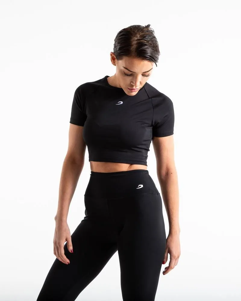 CROP TOP - BLACK