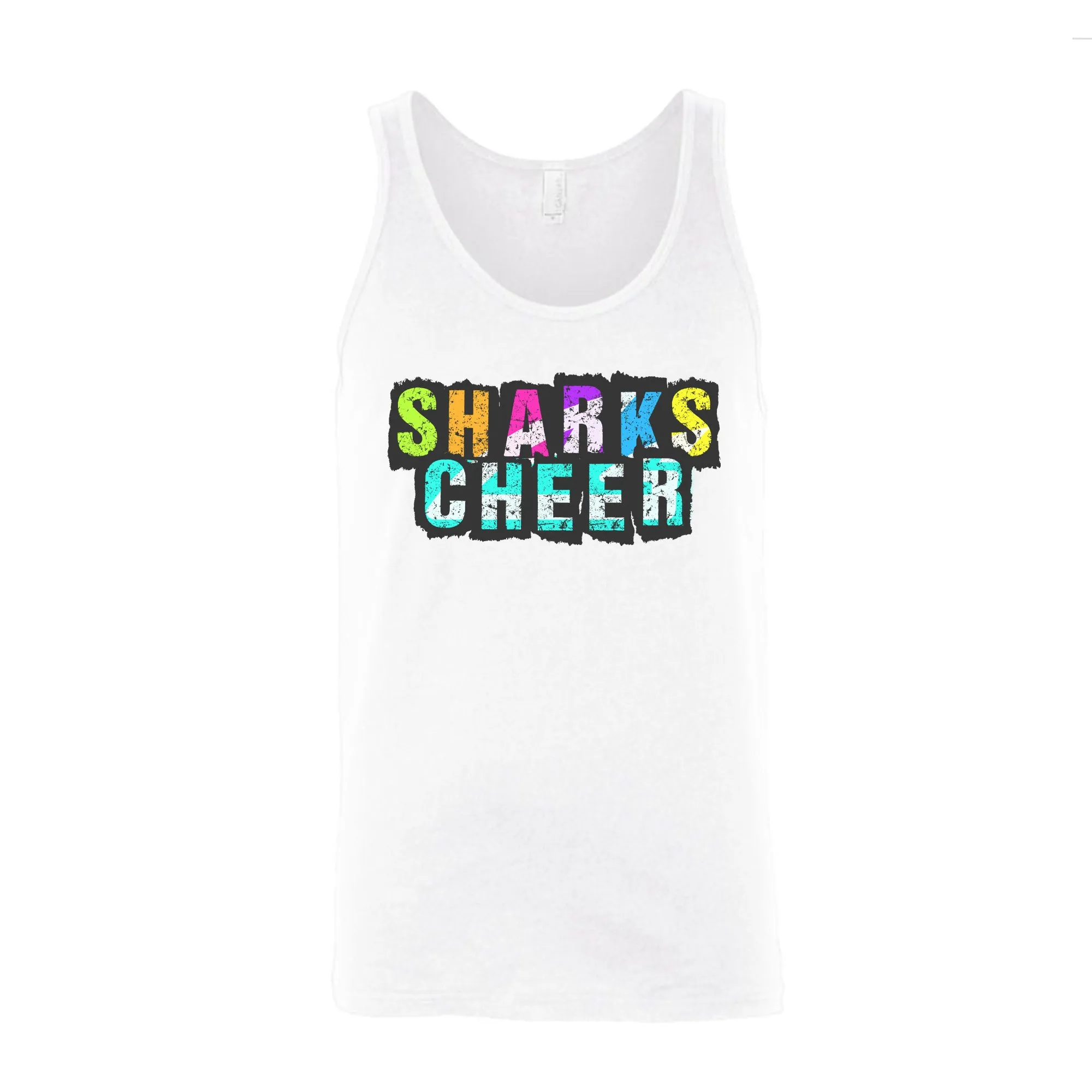 CSS - Rainbow Sharks - Unisex Jersey Tanks