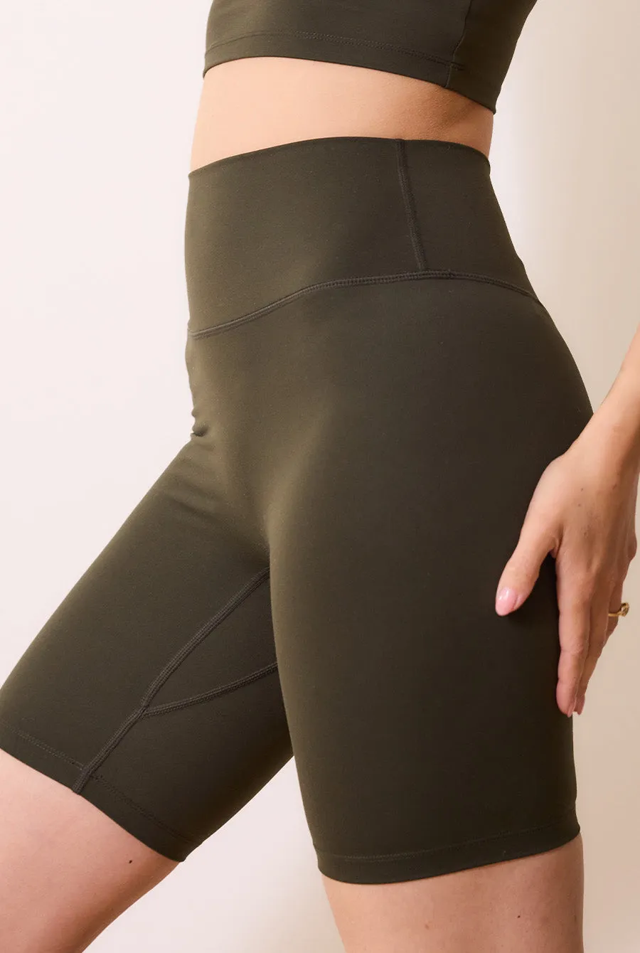 Curve 24/7 Revitalise Cycling Shorts - Deep Olive