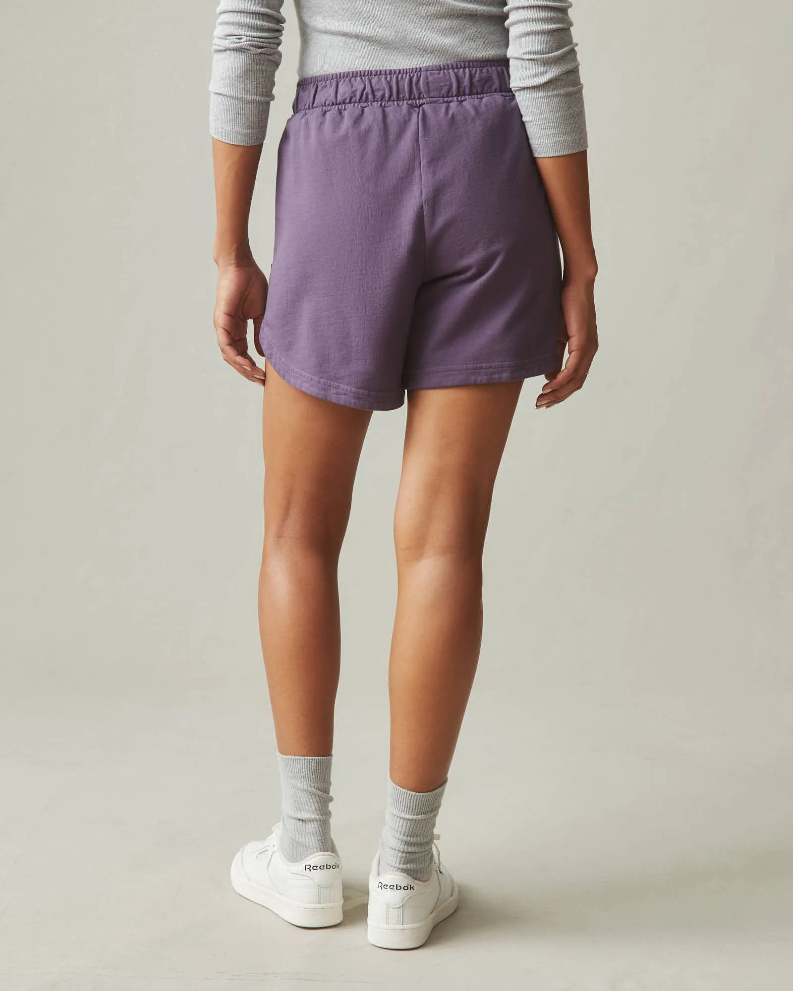 Curved Hem Short - Vintage Violet