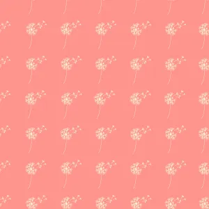 Dandelions on Pink - Dandelion Wishes Collection