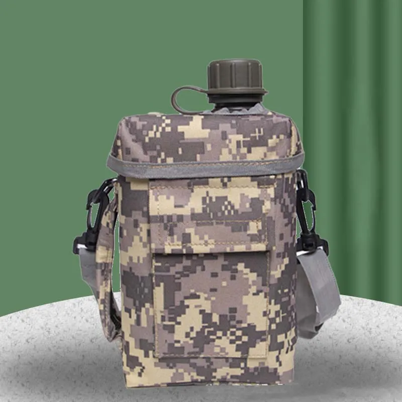 Dbeck® 2L Large Capacity Camouflage Military Training Water Canteen