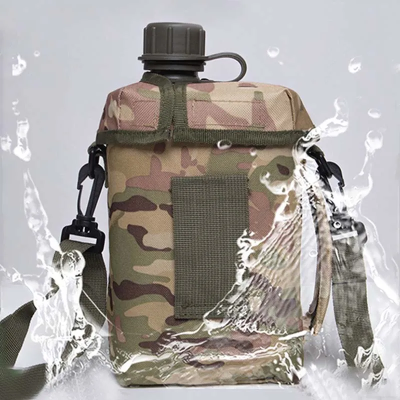 Dbeck® 2L Large Capacity Camouflage Military Training Water Canteen