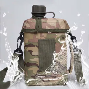 Dbeck® 2L Large Capacity Camouflage Military Training Water Canteen