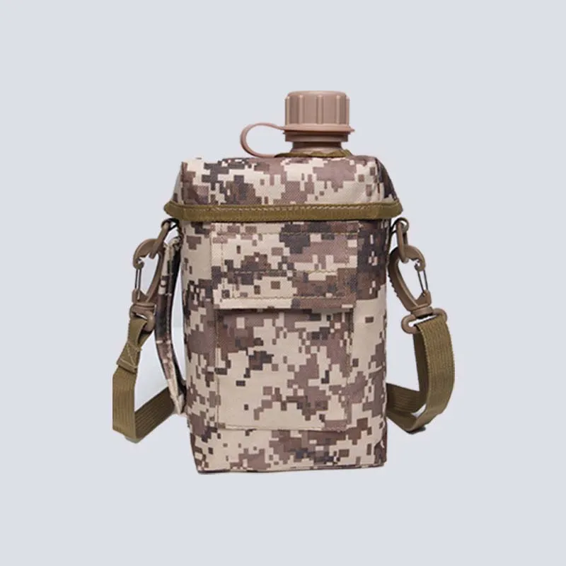 Dbeck® 2L Large Capacity Camouflage Military Training Water Canteen