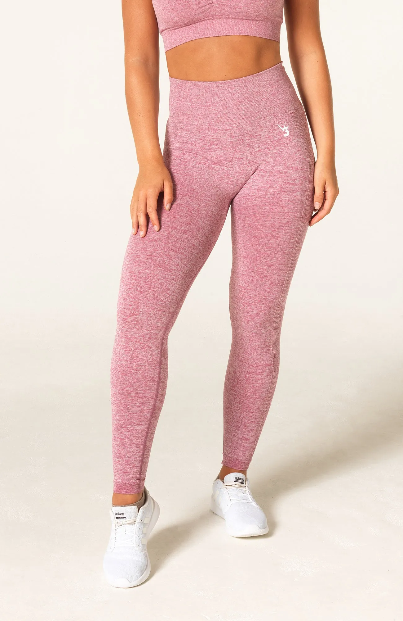 Define Seamless Scrunch Leggings - Pink Marl