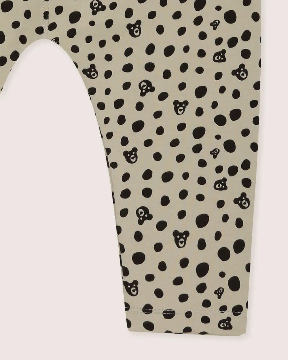 Dotty Bear Print Dungarees