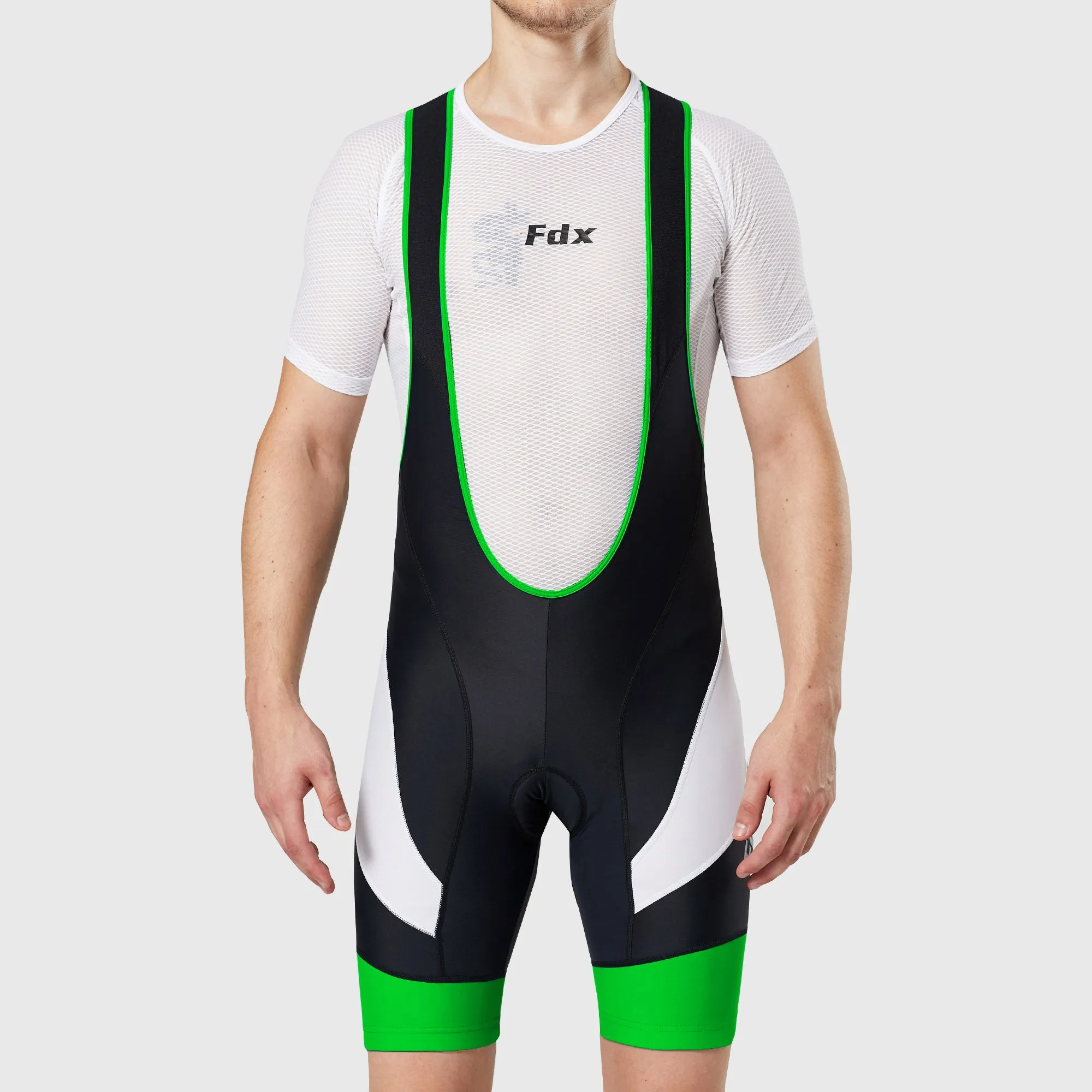 Fdx Windsor Green Men's & Boy's Padded Summer Cycling Bib Shorts