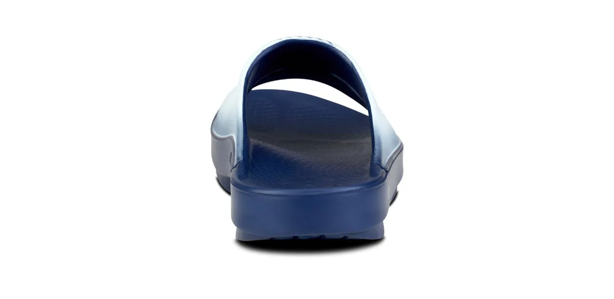 FJ X OOFOS Women's OOahh Sport Slide Sandal - Navy