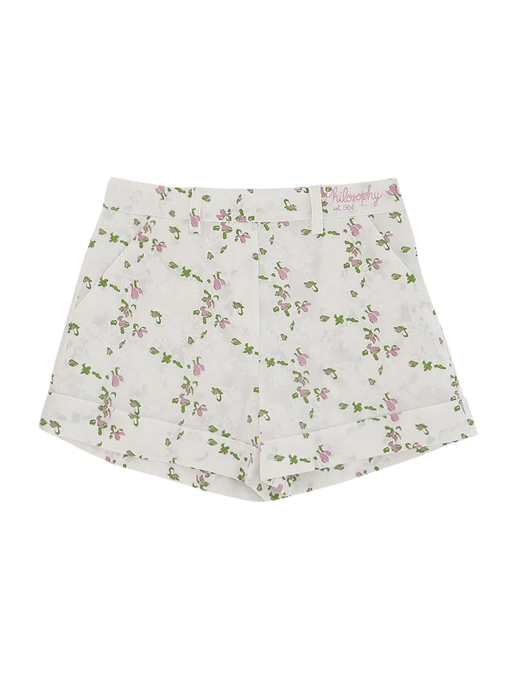 Flower Print Shorts