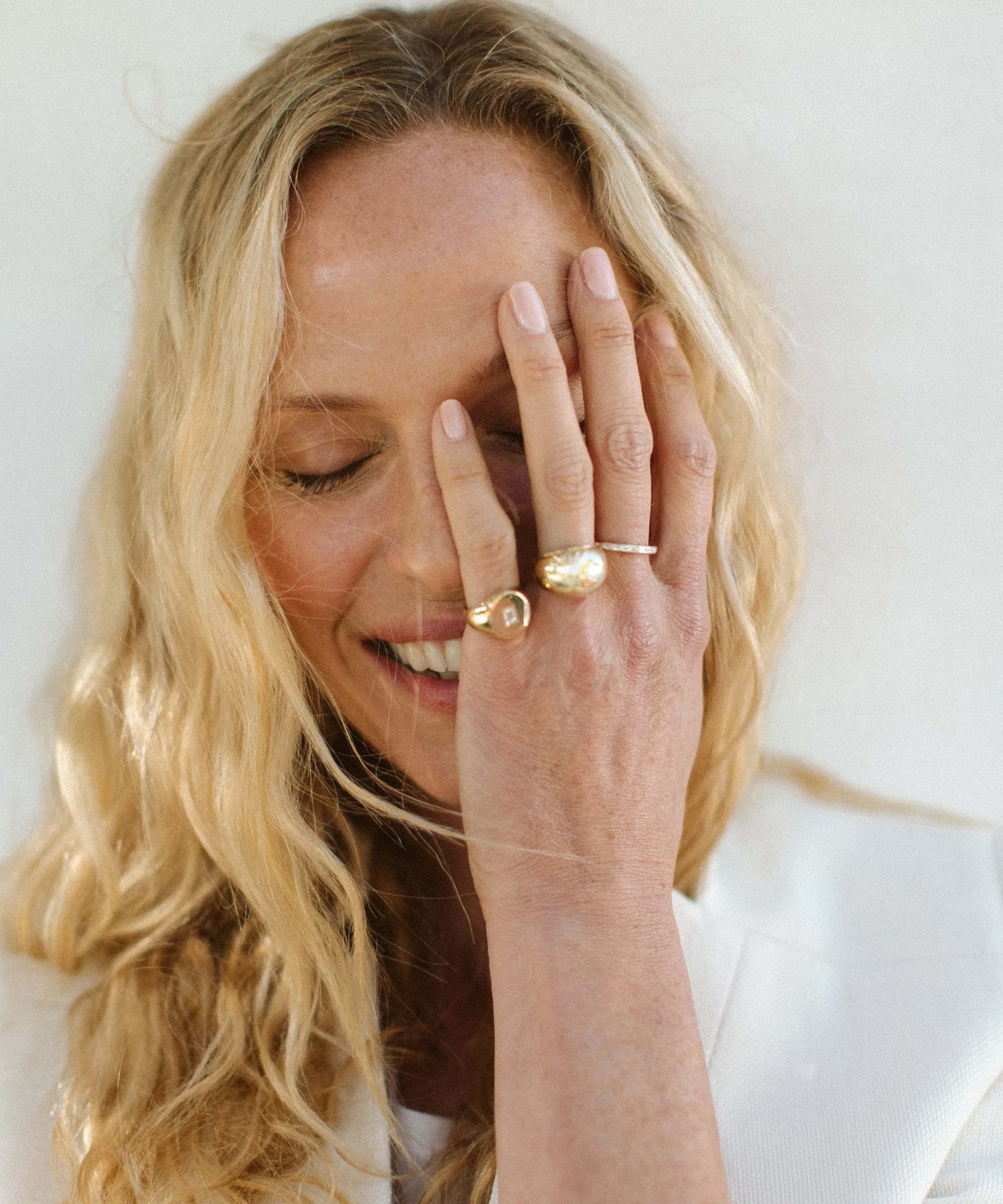 Gemma Baguette Signet Ring